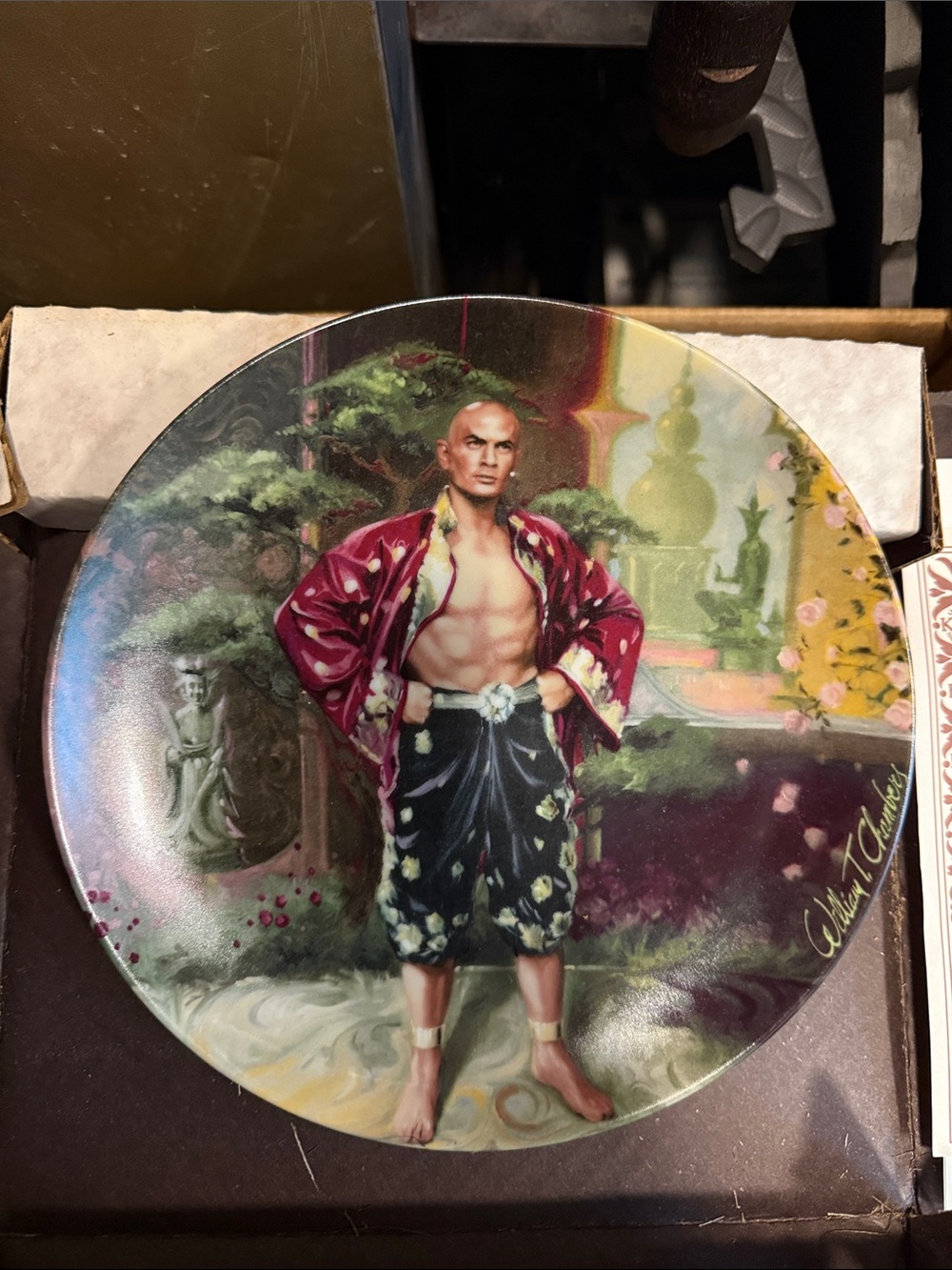 Vintage 1985 Edwin M. Knowles china collector plate titled “A Puzzlement”